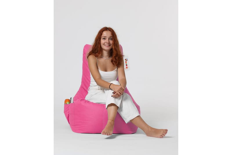 Sittsäck Utomhus Dimants 60 cm - Rosa - Utemöbler & utemiljö - Utestol & trädgårdsstol - Sittsäckar utomhus