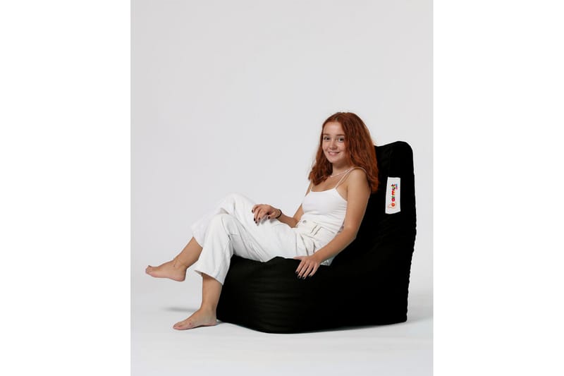 Sittsäck Utomhus Dimants 60 cm - Svart - Utemöbler & utemiljö - Utestol & trädgårdsstol - Sittsäckar utomhus
