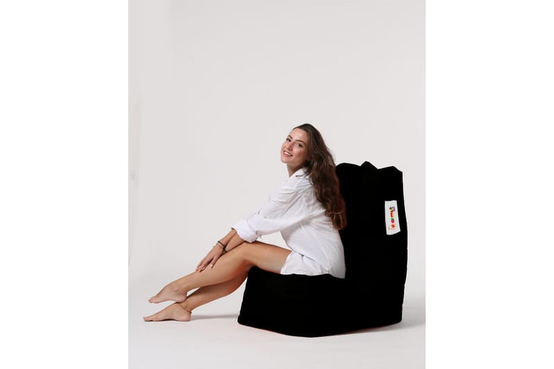 Sittsäck Utomhus Dimants 60 cm - Svart - Utemöbler & utemiljö - Utestol & trädgårdsstol - Sittsäckar utomhus