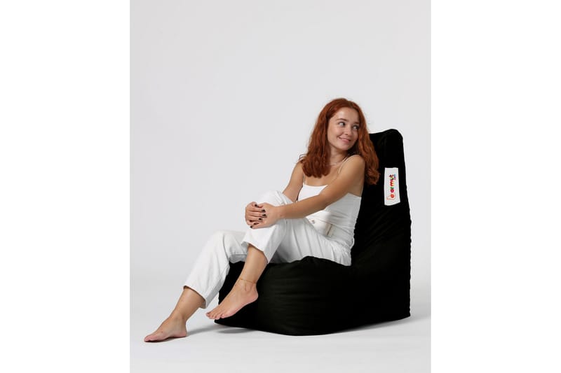 Sittsäck Utomhus Dimants 60 cm - Svart - Utemöbler & utemiljö - Utestol & trädgårdsstol - Sittsäckar utomhus