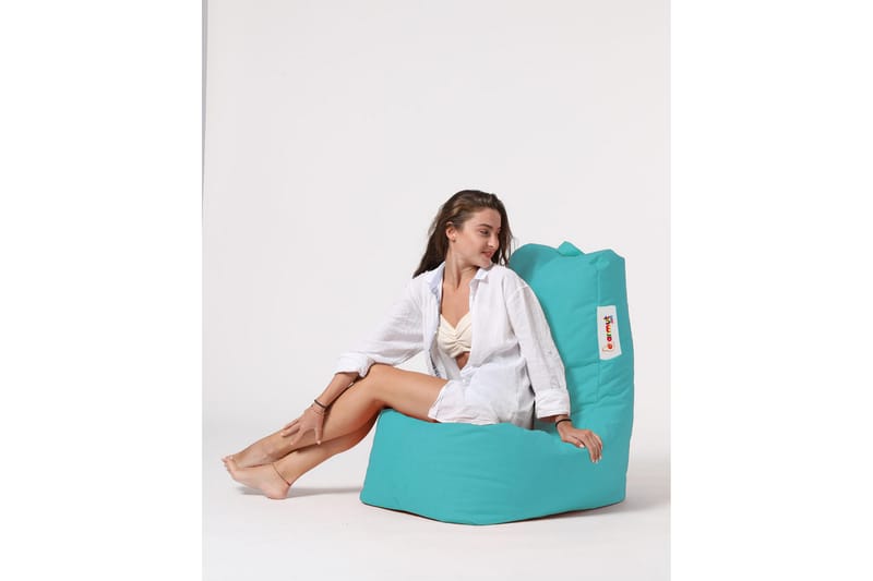 Sittsäck Utomhus Dimants 60 cm - Turkos - Utemöbler & utemiljö - Utestol & trädgårdsstol - Sittsäckar utomhus