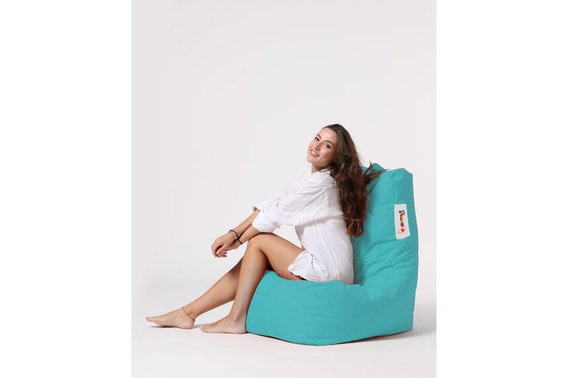 Sittsäck Utomhus Dimants 60 cm - Turkos - Utemöbler & utemiljö - Utestol & trädgårdsstol - Sittsäckar utomhus