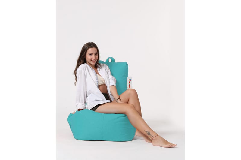 Sittsäck Utomhus Dimants 60 cm - Turkos - Utemöbler & utemiljö - Utestol & trädgårdsstol - Sittsäckar utomhus