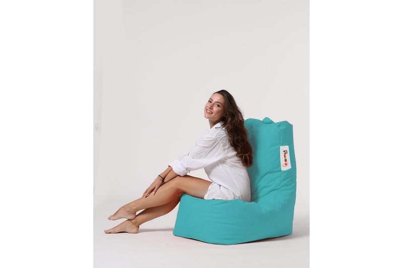Sittsäck Utomhus Dimants 60 cm - Turkos - Utemöbler & utemiljö - Utestol & trädgårdsstol - Sittsäckar utomhus