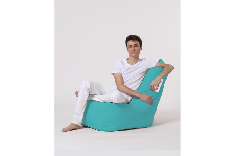 Sittsäck Utomhus Dimants 60 cm - Turkos - Utemöbler & utemiljö - Utestol & trädgårdsstol - Sittsäckar utomhus