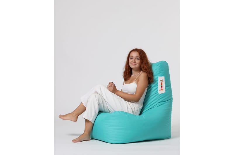 Sittsäck Utomhus Dimants 60 cm - Turkos - Utemöbler & utemiljö - Utestol & trädgårdsstol - Sittsäckar utomhus