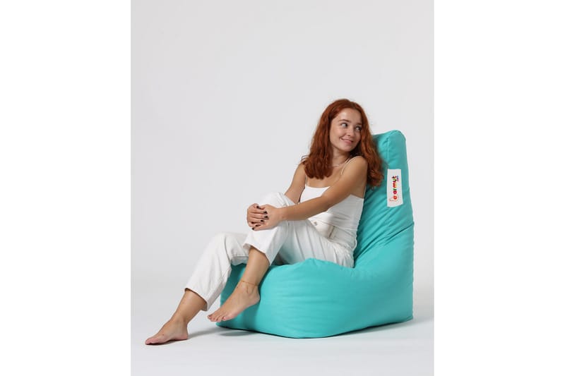 Sittsäck Utomhus Dimants 60 cm - Turkos - Utemöbler & utemiljö - Utestol & trädgårdsstol - Sittsäckar utomhus