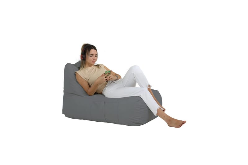 Sittsäck Utomhus Hina 65 cm - Grå - Utemöbler & utemiljö - Utestol & trädgårdsstol - Sittsäckar utomhus