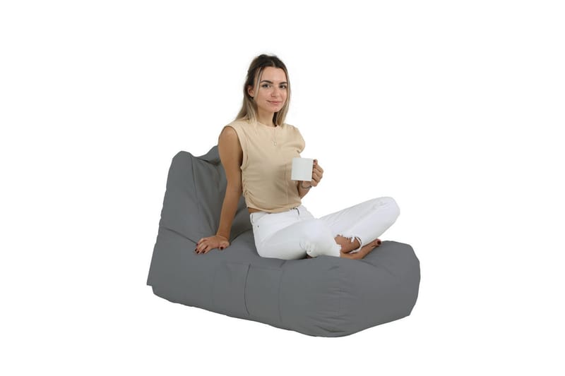 Sittsäck Utomhus Hina 65 cm - Grå - Utemöbler & utemiljö - Utestol & trädgårdsstol - Sittsäckar utomhus