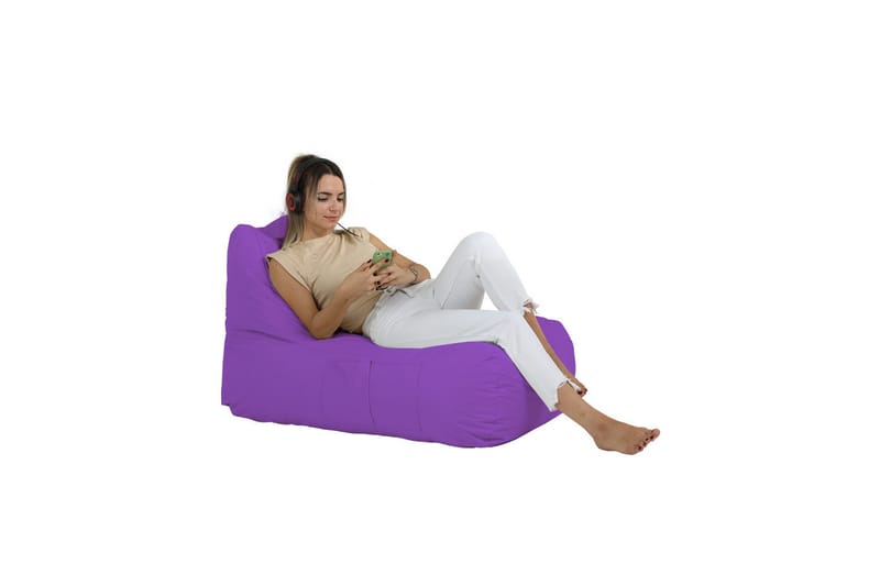 Sittsäck Utomhus Hina 65 cm - Lila - Utemöbler & utemiljö - Utestol & trädgårdsstol - Sittsäckar utomhus