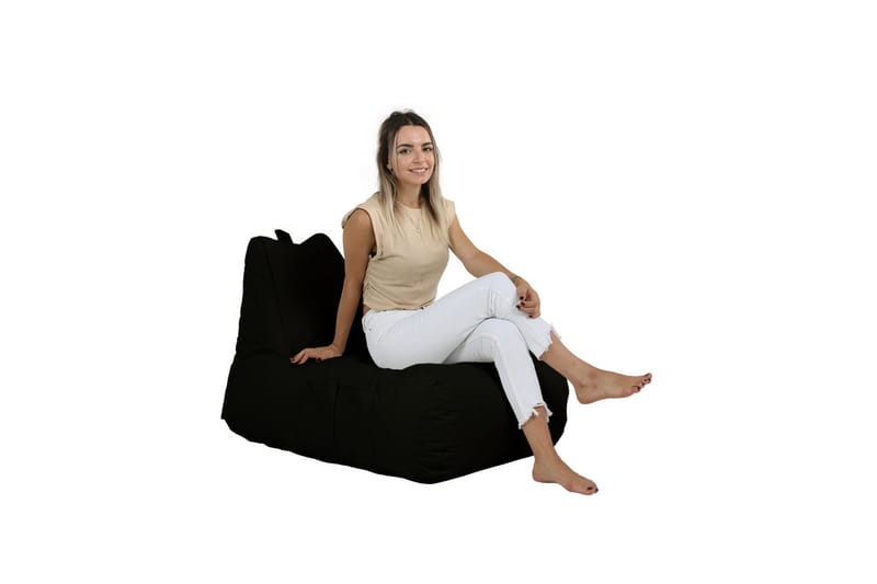 Sittsäck Utomhus Hina 65 cm - Svart - Sittsäckar utomhus