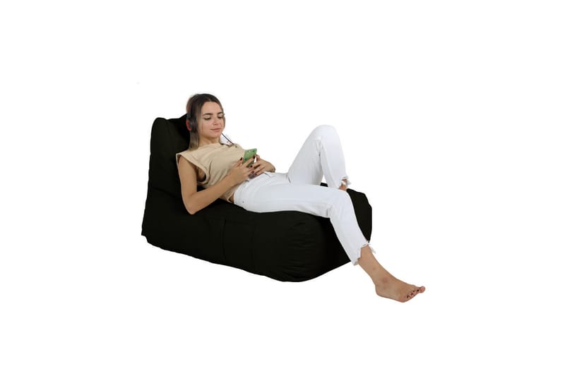 Sittsäck Utomhus Hina 65 cm - Svart - Utemöbler & utemiljö - Utestol & trädgårdsstol - Sittsäckar utomhus