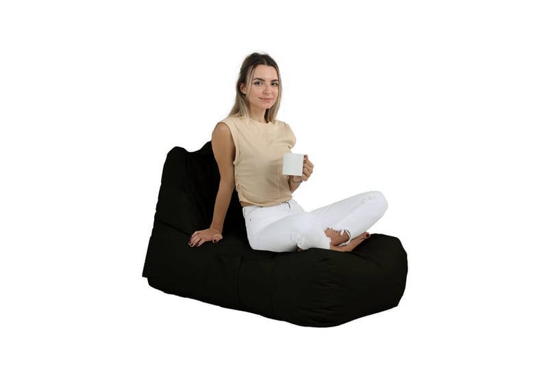 Sittsäck Utomhus Hina 65 cm - Svart - Utemöbler & utemiljö - Utestol & trädgårdsstol - Sittsäckar utomhus