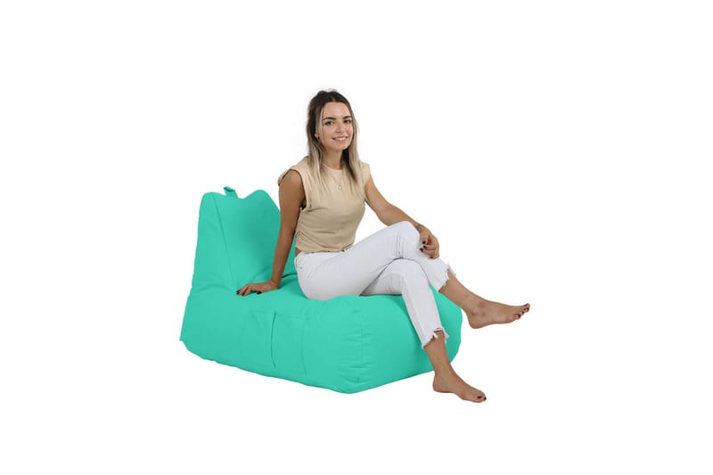 Sittsäck Utomhus Hina 65 cm - Turkos - Utemöbler & utemiljö - Utestol & trädgårdsstol - Sittsäckar utomhus