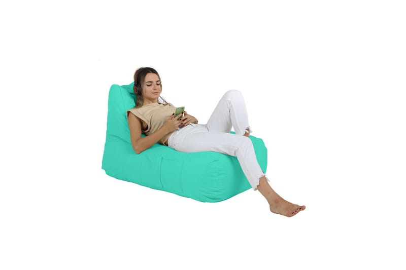 Sittsäck Utomhus Hina 65 cm - Turkos - Utemöbler & utemiljö - Utestol & trädgårdsstol - Sittsäckar utomhus