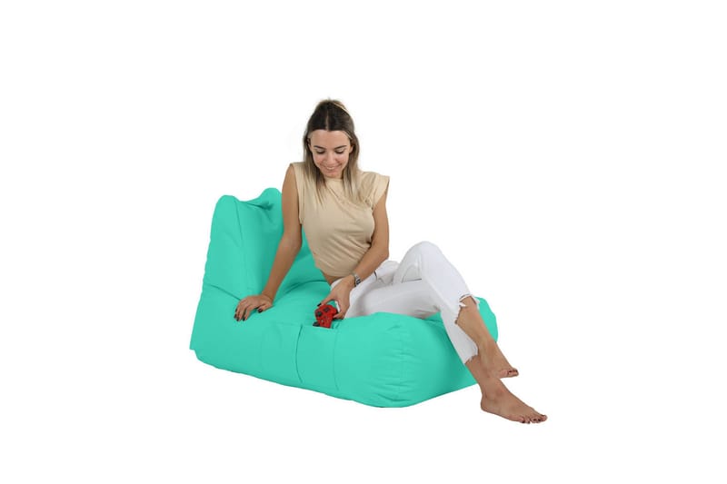 Sittsäck Utomhus Hina 65 cm - Turkos - Utemöbler & utemiljö - Utestol & trädgårdsstol - Sittsäckar utomhus