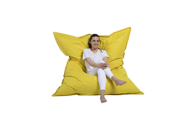 Sittsäck Utomhus Homa 140 cm - Gul - Utemöbler & utemiljö - Utestol & trädgårdsstol - Sittsäckar utomhus