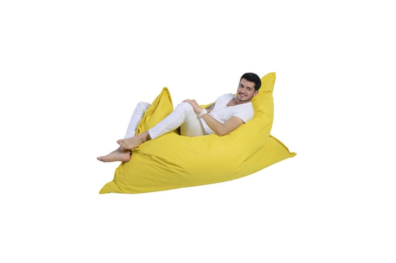 Sittsäck Utomhus Homa 140 cm - Gul - Utemöbler & utemiljö - Utestol & trädgårdsstol - Sittsäckar utomhus