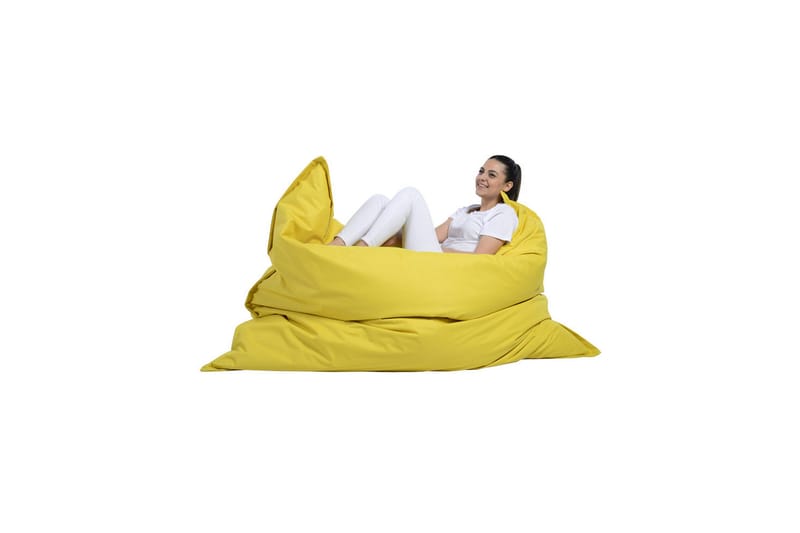 Sittsäck Utomhus Homa 140 cm - Gul - Utemöbler & utemiljö - Utestol & trädgårdsstol - Sittsäckar utomhus