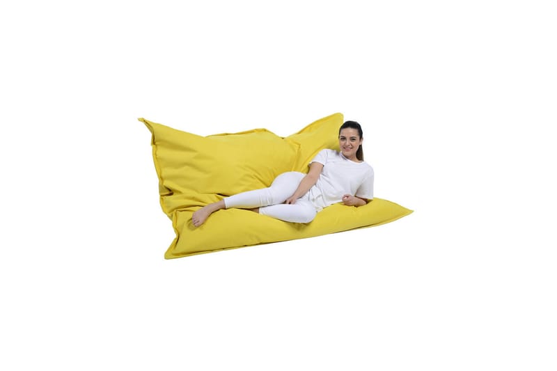 Sittsäck Utomhus Homa 140 cm - Gul - Utemöbler & utemiljö - Utestol & trädgårdsstol - Sittsäckar utomhus