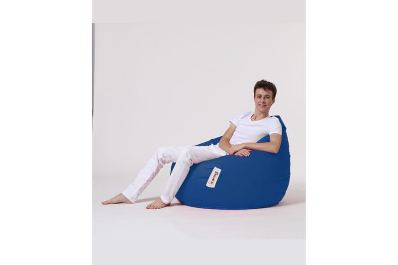 Sittsäck Utomhus Hunny 115 cm - Blå - Utemöbler & utemiljö - Utestol & trädgårdsstol - Sittsäckar utomhus