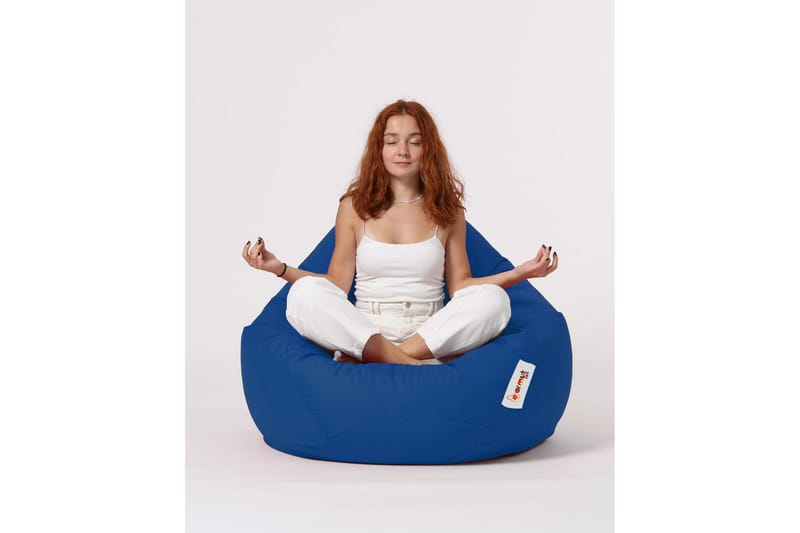 Sittsäck Utomhus Hunny 115 cm - Blå - Utemöbler & utemiljö - Utestol & trädgårdsstol - Sittsäckar utomhus