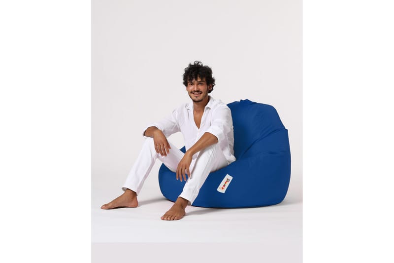 Sittsäck Utomhus Hunny 115 cm - Blå - Utemöbler & utemiljö - Utestol & trädgårdsstol - Sittsäckar utomhus