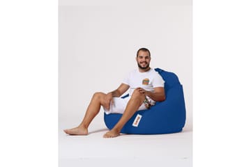 Sittsäck Utomhus Hunny 115 cm - Blå - Utemöbler & utemiljö - Utestol & trädgårdsstol - Sittsäckar utomhus