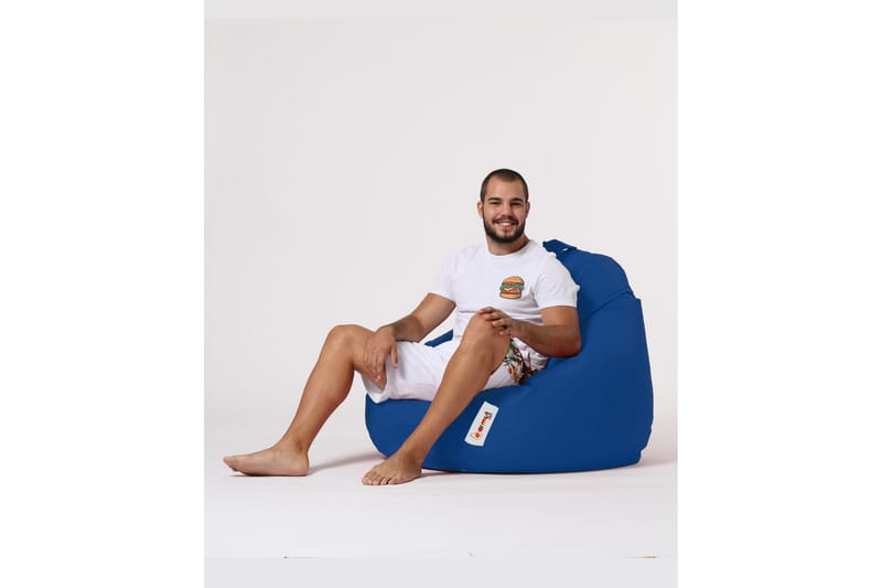 Sittsäck Utomhus Hunny 115 cm - Blå - Utemöbler & utemiljö - Utestol & trädgårdsstol - Sittsäckar utomhus