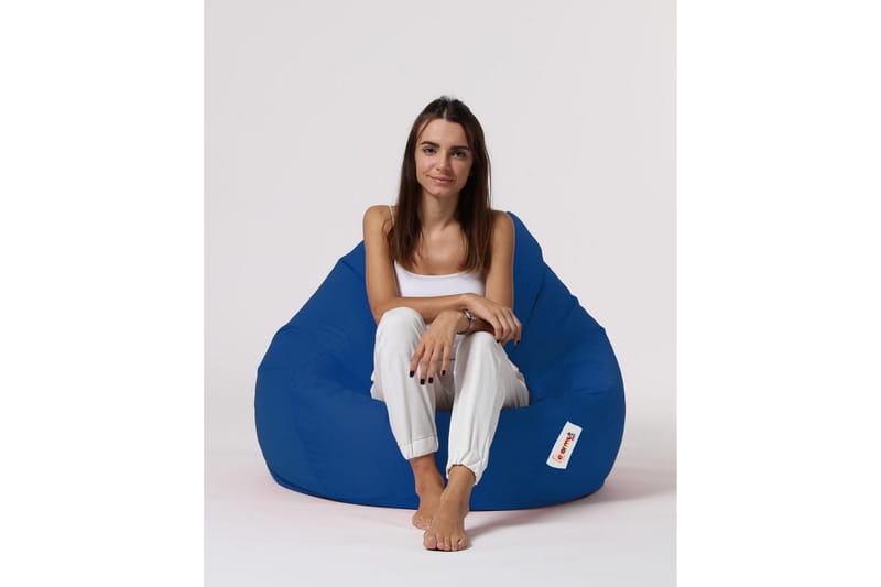 Sittsäck Utomhus Hunny 115 cm - Blå - Utemöbler & utemiljö - Utestol & trädgårdsstol - Sittsäckar utomhus