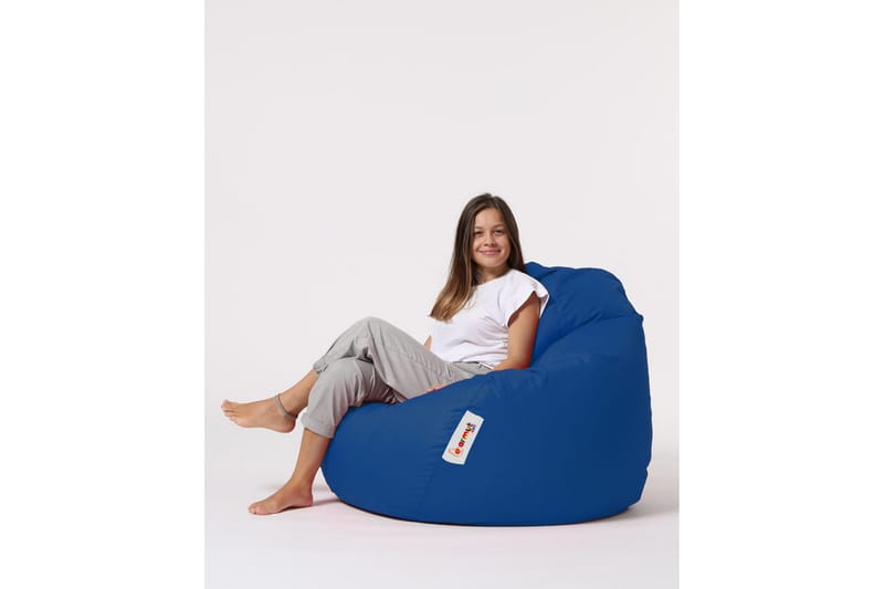 Sittsäck Utomhus Hunny 115 cm - Blå - Utemöbler & utemiljö - Utestol & trädgårdsstol - Sittsäckar utomhus