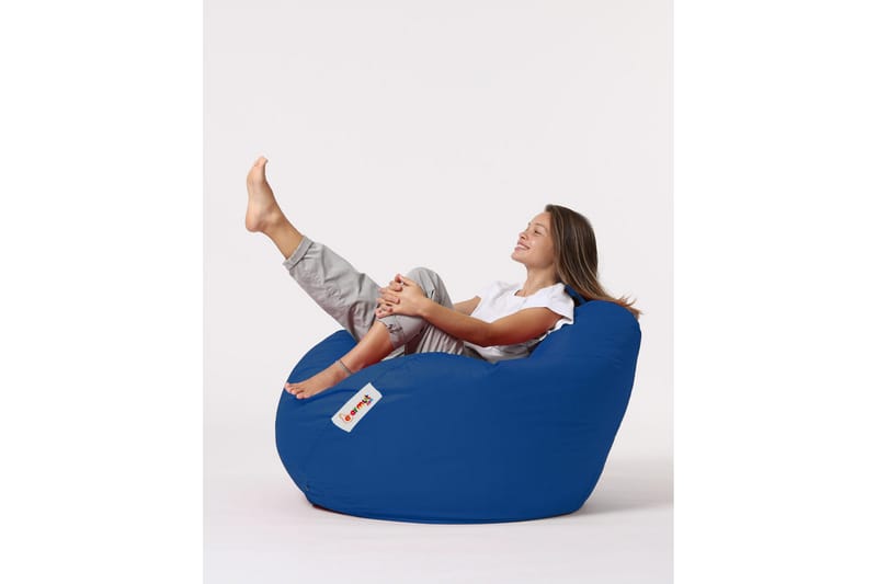 Sittsäck Utomhus Hunny 115 cm - Blå - Utemöbler & utemiljö - Utestol & trädgårdsstol - Sittsäckar utomhus