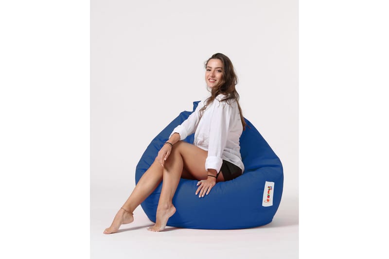 Sittsäck Utomhus Hunny 115 cm - Blå - Utemöbler & utemiljö - Utestol & trädgårdsstol - Sittsäckar utomhus