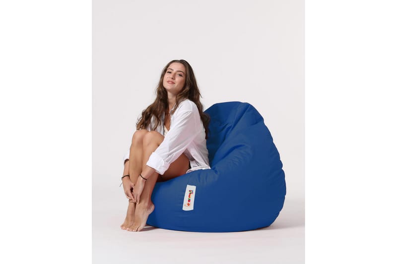 Sittsäck Utomhus Hunny 115 cm - Blå - Utemöbler & utemiljö - Utestol & trädgårdsstol - Sittsäckar utomhus