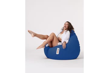 Sittsäck Utomhus Hunny 115 cm - Blå - Utemöbler & utemiljö - Utestol & trädgårdsstol - Sittsäckar utomhus