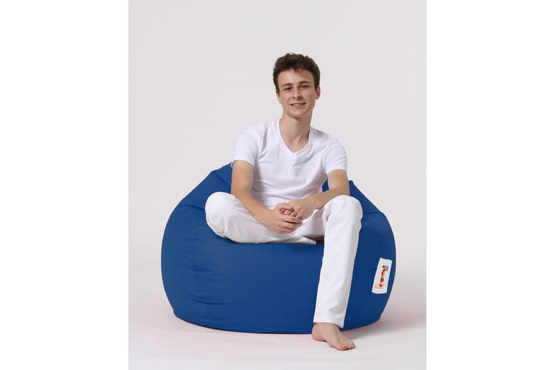 Sittsäck Utomhus Hunny 115 cm - Blå - Utemöbler & utemiljö - Utestol & trädgårdsstol - Sittsäckar utomhus
