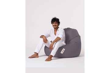 Sittsäck Utomhus Hunny 115 cm - Grå - Utemöbler & utemiljö - Utestol & trädgårdsstol - Sittsäckar utomhus