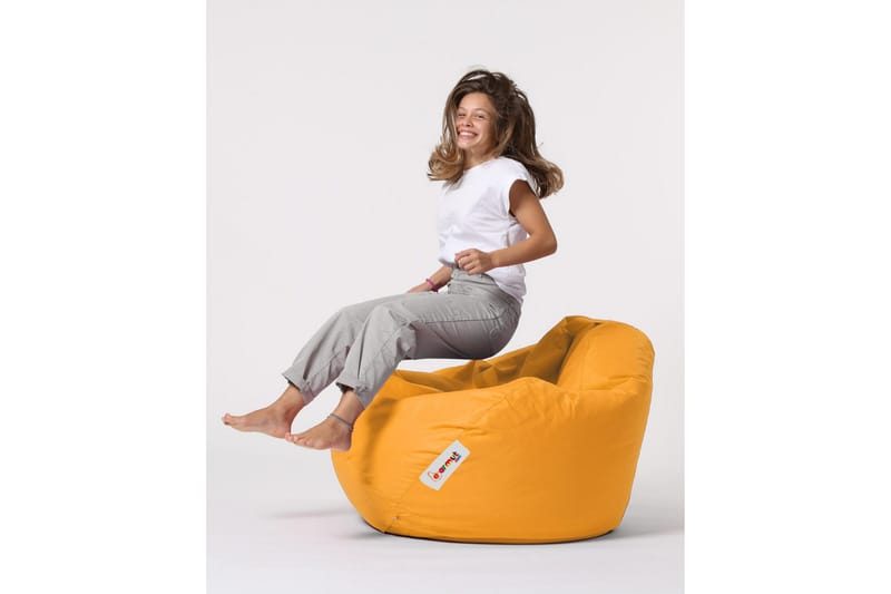 Sittsäck Utomhus Hunny 115 cm - Gul - Utemöbler & utemiljö - Utestol & trädgårdsstol - Sittsäckar utomhus