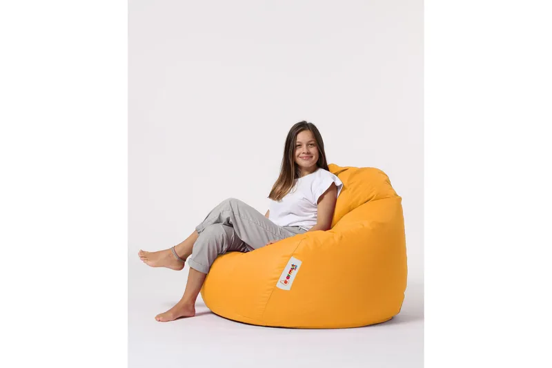 Sittsäck Utomhus Hunny 115 cm Gul - Utemöbler & utemiljö - Utestol & trädgårdsstol - Sittsäckar utomhus