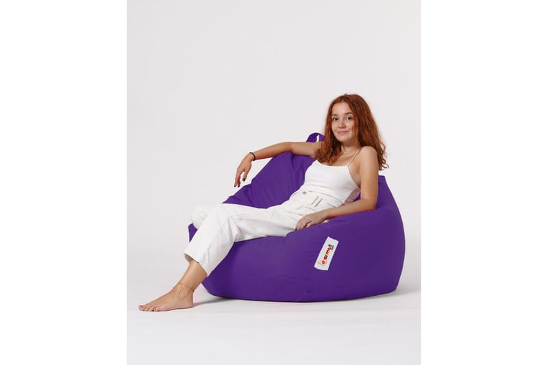 Sittsäck Utomhus Hunny 115 cm - Lila - Utemöbler & utemiljö - Utestol & trädgårdsstol - Sittsäckar utomhus