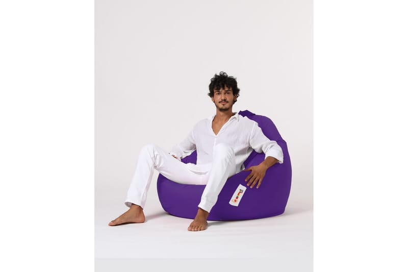 Sittsäck Utomhus Hunny 115 cm - Lila - Utemöbler & utemiljö - Utestol & trädgårdsstol - Sittsäckar utomhus