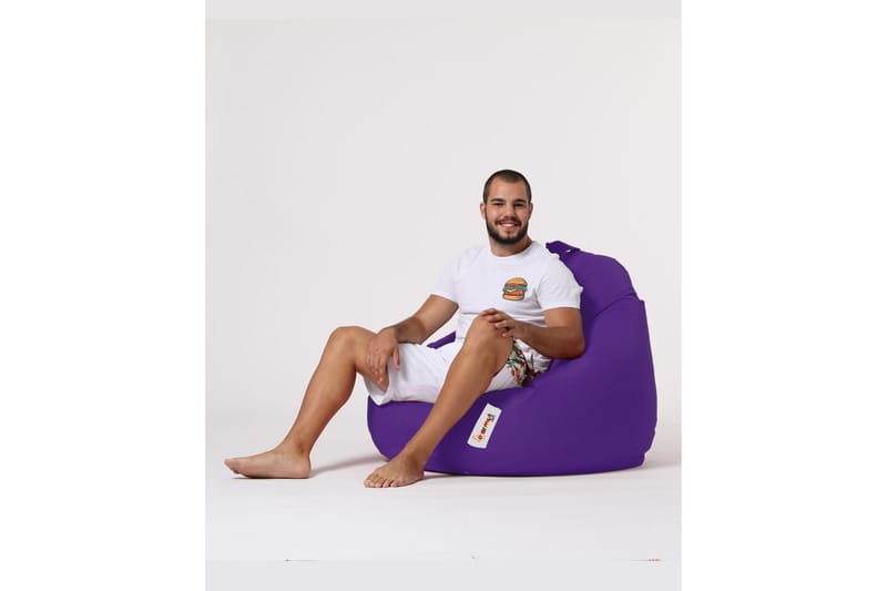Sittsäck Utomhus Hunny 115 cm - Lila - Utemöbler & utemiljö - Utestol & trädgårdsstol - Sittsäckar utomhus