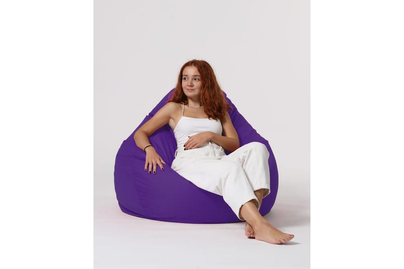 Sittsäck Utomhus Hunny 115 cm - Lila - Utemöbler & utemiljö - Utestol & trädgårdsstol - Sittsäckar utomhus