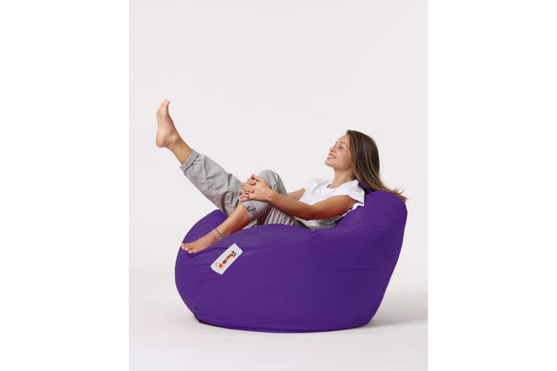 Sittsäck Utomhus Hunny 115 cm - Lila - Utemöbler & utemiljö - Utestol & trädgårdsstol - Sittsäckar utomhus