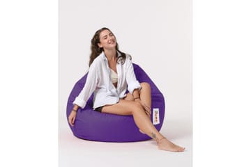 Sittsäck Utomhus Hunny 115 cm - Lila - Utemöbler & utemiljö - Utestol & trädgårdsstol - Sittsäckar utomhus