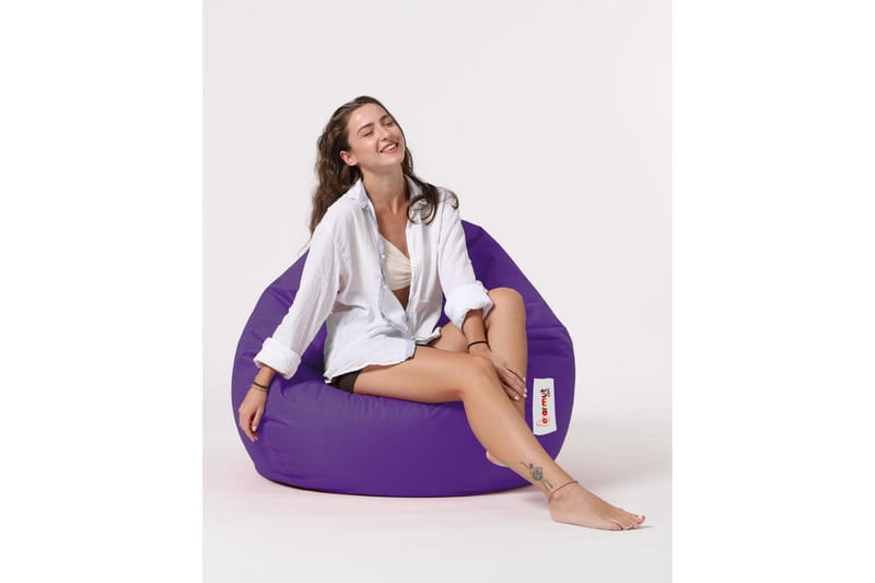 Sittsäck Utomhus Hunny 115 cm - Lila - Utemöbler & utemiljö - Utestol & trädgårdsstol - Sittsäckar utomhus