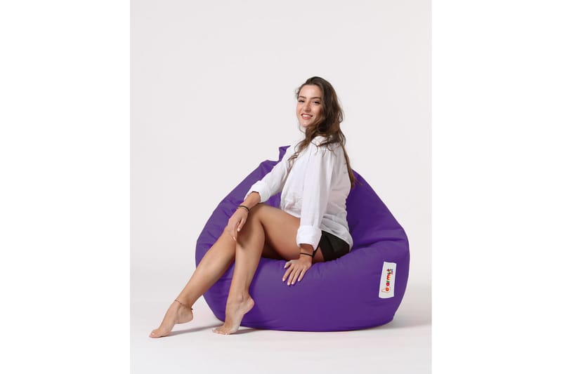 Sittsäck Utomhus Hunny 115 cm - Lila - Utemöbler & utemiljö - Utestol & trädgårdsstol - Sittsäckar utomhus