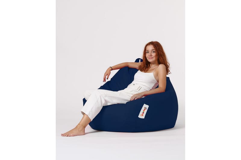 Sittsäck Utomhus Hunny 115 cm - Mörkblå - Sittsäckar utomhus