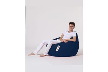 Sittsäck Utomhus Hunny 115 cm - Mörkblå - Utemöbler & utemiljö - Utestol & trädgårdsstol - Sittsäckar utomhus