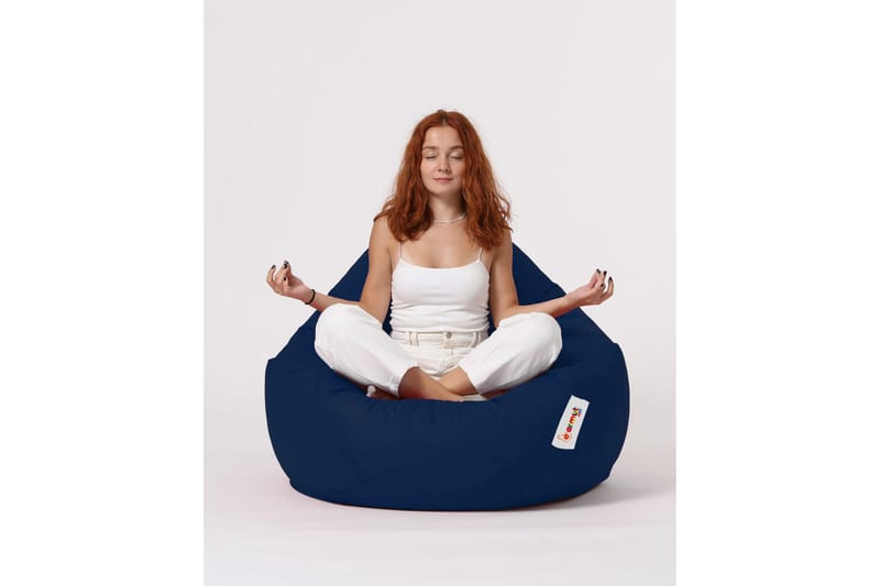 Sittsäck Utomhus Hunny 115 cm - Mörkblå - Utemöbler & utemiljö - Utestol & trädgårdsstol - Sittsäckar utomhus